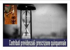 Prescrizione quinquennale per i contributi previdenziali dei liberi professionisti