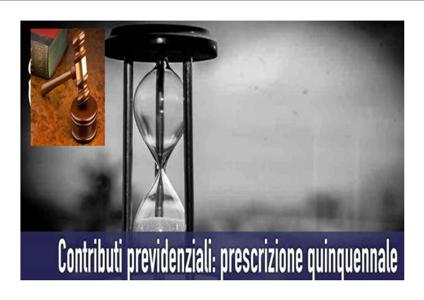 Prescrizione quinquennale per i contributi previdenziali dei liberi professionisti