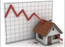 Crollo del mercato immobiliare