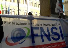 Al sit-in ‘salva-Inpgi’ la solidarietà delle Casse