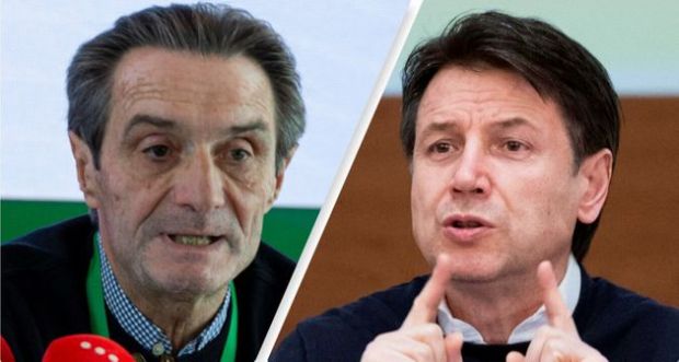 Fontana e Conte ai ferri corti