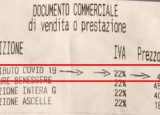 Tassa Covid nei negozi: da 2 a 4 euro in più per ogni prestazione