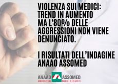 Violenza su medici in aumento, 80% casi non denunciato