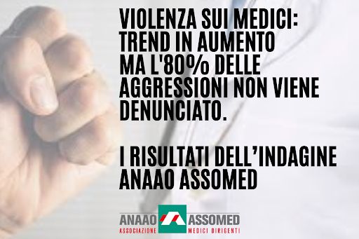 Violenza su medici in aumento, 80% casi non denunciato