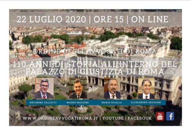 110 anni di ordine forense romano nel Palazzaccio