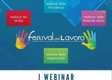 Aperte le iscrizioni ai webinar del Festival del Lavoro