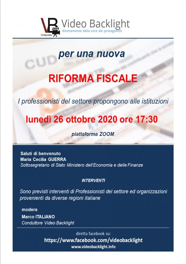 Maratona di professionisti e delle loro proposte per la Riforma Fiscale