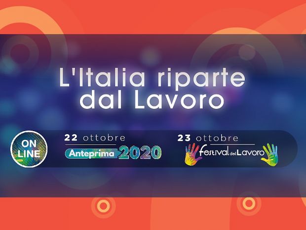 AL VIA ALLE 15 L'ANTEPRIMA FESTIVAL DEL LAVORO 2020