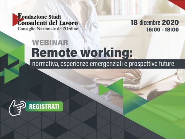 Remote working: dalle esperienze emergenziali alle prospettive future