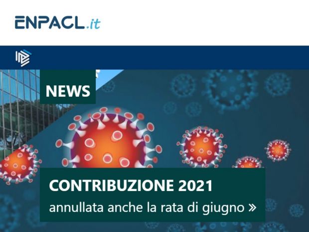 Enpacl. La rata della contribuzione di giugno non sarà posta in riscossione