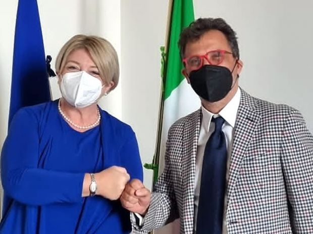 La Presidente del Cno incontra il neo direttore Inl, Bruno Giordano i