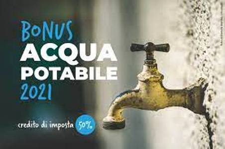 Bonus acqua potabile fino a 500 euro per i privati