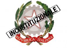 INCOSTITUZIONALE LA NORMA SUL C.U.