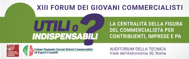 Forum dei giovani dottori commercialisti a Roma