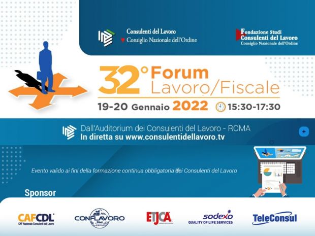 32° Forum Lavoro/Fiscale
