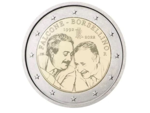 Nuova moneta da 2 euro per ricordare Giovanni Falcone e Paolo Borsellino