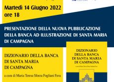 Stasera nella Biblioteca del Convento la presentazione del “Dizionario della Banca di Santa Maria di Campagna”