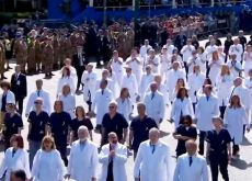 I MEDICI APRONO LA PARATA DEL 2 GIUGNO