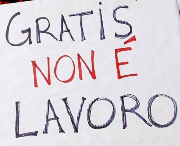 IL NUOVO CODICE DEGLI APPALTI VIETA IL LAVORO GRATIS