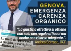 Genova, giustizia al collasso