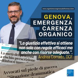 Genova, giustizia al collasso