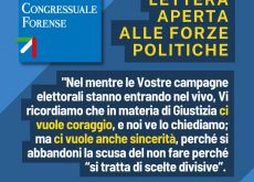 L’Organismo Nazionale Forense scrive alle forze politiche