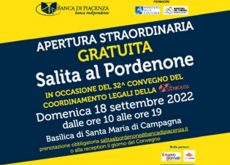 Salita al Pordenone, apertura gratuita domenica 18 settembre