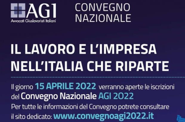 Dal 15 al 17 settembre si terrà a Trieste il Convegno Nazionale Agi 