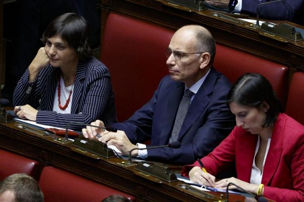 Le reazioni dell’opposizione al discorso della Meloni.