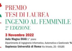 Si è tenuto giovedì scorso l’atto conclusivo dell’evento “Premio Tesi di laurea Ingenio al femminile”.