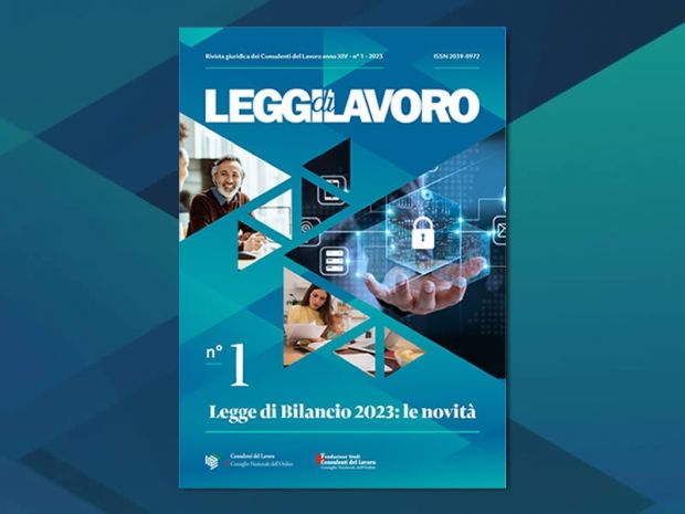 Online il n. 1/2023 di “Leggi di Lavoro”