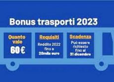 Bonus trasporti, oltre 20 milioni di euro erogati in sette giorni