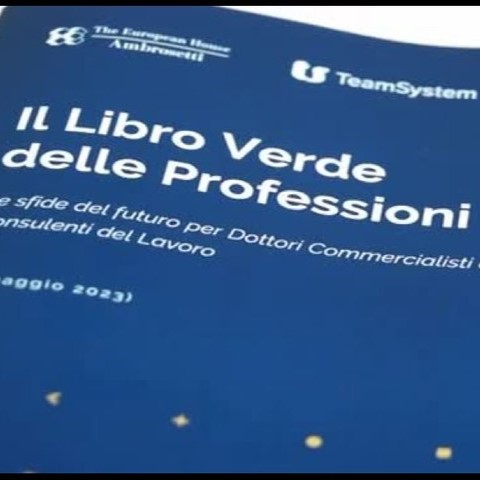 PUBBLICATO IL LIBRO VERDE DELLE PROFESSIONI