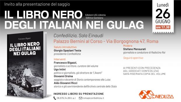 Presentazione del saggio “Il libro nero degli italiani nei gulag”
