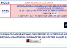 Cassa Forense: online il Modello 5 per il 2023