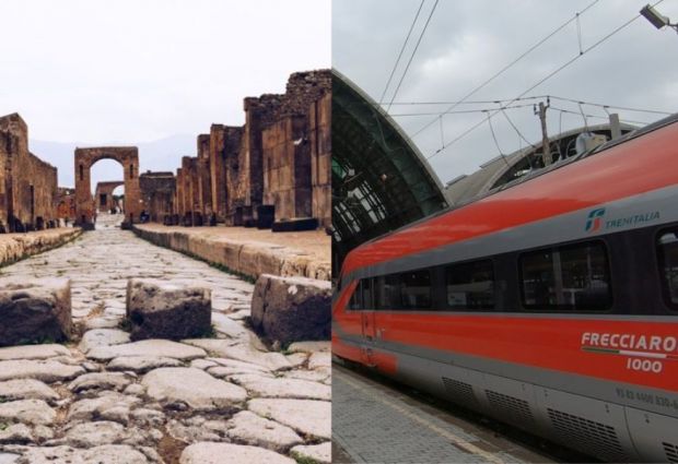 Freccia Rossa diretta a Pompei.