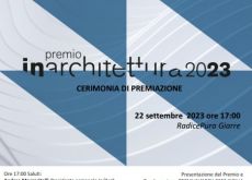 Premio in/architettura: in Sicilia 112 opere candidate