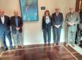 Il quadro “Verdi è vivo” di Franco Scepi collocato alla Sala Verdi del PalabancaEventi