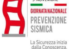 Il 9 novembre la Giornata nazionale della prevenzione sismica