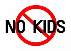 “No kids” area: fenomeno in crescita