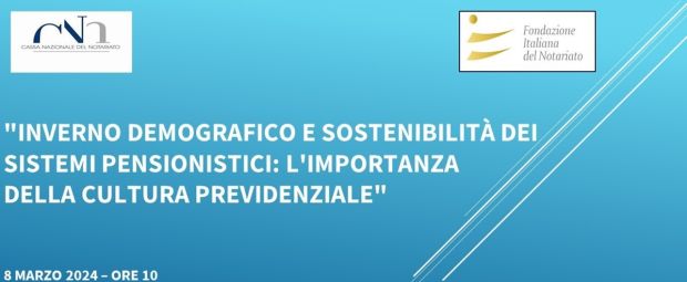 Cassa dei notai, domani fari su inverno demografico e pensioni