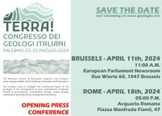 11 aprile evento di Apertura del Congresso Nazionale dei Geologi Italiani al Parlamento Europeo