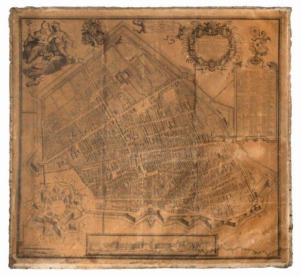 Presentazione del progetto multimediale digitalizzato la mappa di Piacenza del 1571.