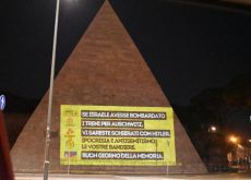 Sareste stati con Hitler, a Roma slogan anti Ong e Anpi