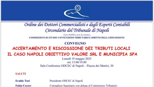 Riscossione Tributi, Baretta (Comune Napoli): “Recuperati 110 mln nel 2024”