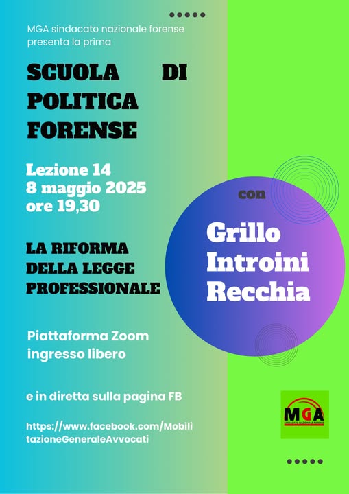 Mga: il secondo speciale sulla riforma della legge professionale