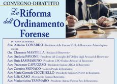 Oggi a Benevento, per discutere di riforma della legge professionale
