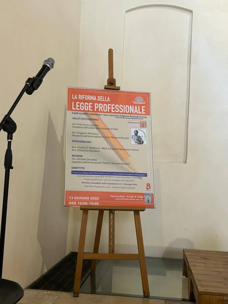 Il dibattito sulla riforma forense a Barletta
