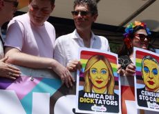 Per un cartello contro Meloni al Pride, Magi (+Europa) accusato di sessimo