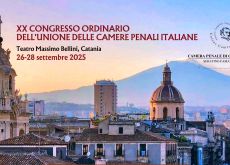 XX Congresso Ordinario Ucpi -Catania,26-28 settembre 2025